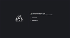 Desktop Screenshot of ibamba-safari.com